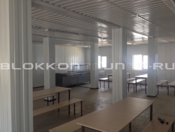 Модульная столовая для строительного объекта из 10-ти шт БК в Новохоперске